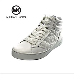 Michael Kors Paige Quilted High Top Sneakers